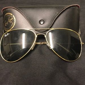 Ray-Ban Aviator Sunglasses.